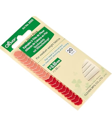 Amazon.com: Clover Boxed Flower Head Pin 54mm