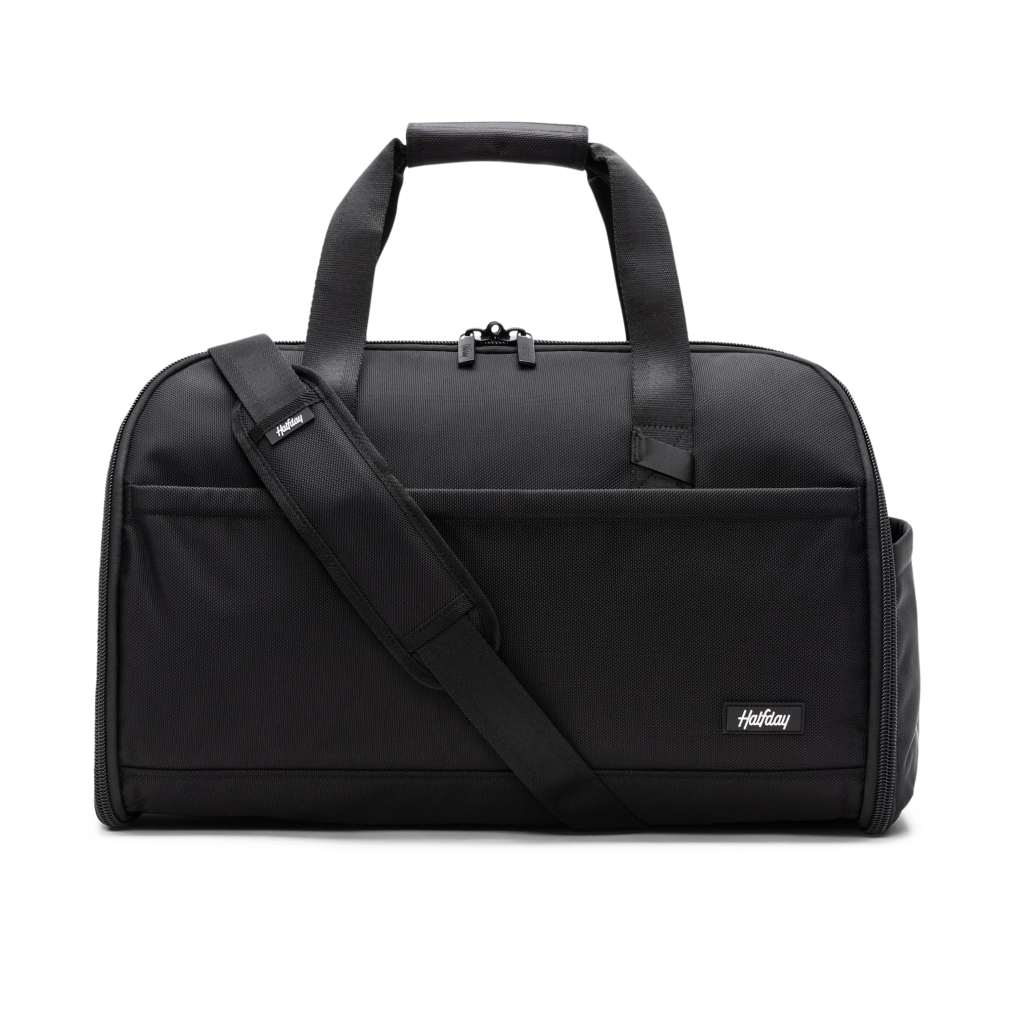 Photo 1 of Halfday Convertible 2-in-1 Premium Garment Duffel Weekender Bag 40L | Wrinkle-Free Travel, Hanging Suit Compartment, Shoe Pockets, Trolley Sleeve. Balistic Nylon Carry-On, Jet