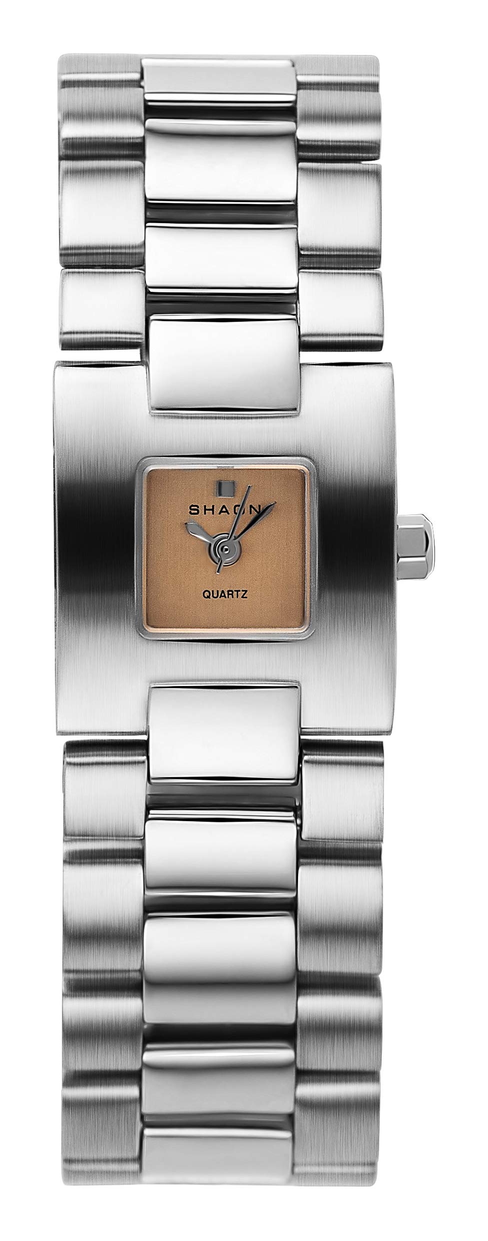 SHAON Women Analog Quartz Watch with Stainless Steel Strap 24-2004-68