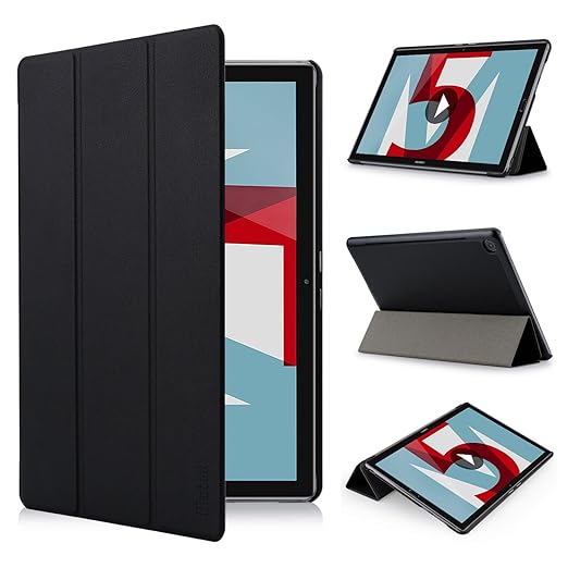 Huawei MediaPad M5 10.8' Hülle - iHarbort Ultra Slim Leder Tasche Hülle Etui Schutzhülle Für Huawei MediaPad M5 10.8' 27,43 c