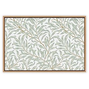 SIGNWIN Framed Canvas Wall Art Floral Pattern Canvas...