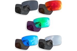 Betterun 5 Pairs Polarized Replacement Lenses for Oakley Fuel Cell OO9096 Sunglasses, Anti-Scratch and Impact Resistant