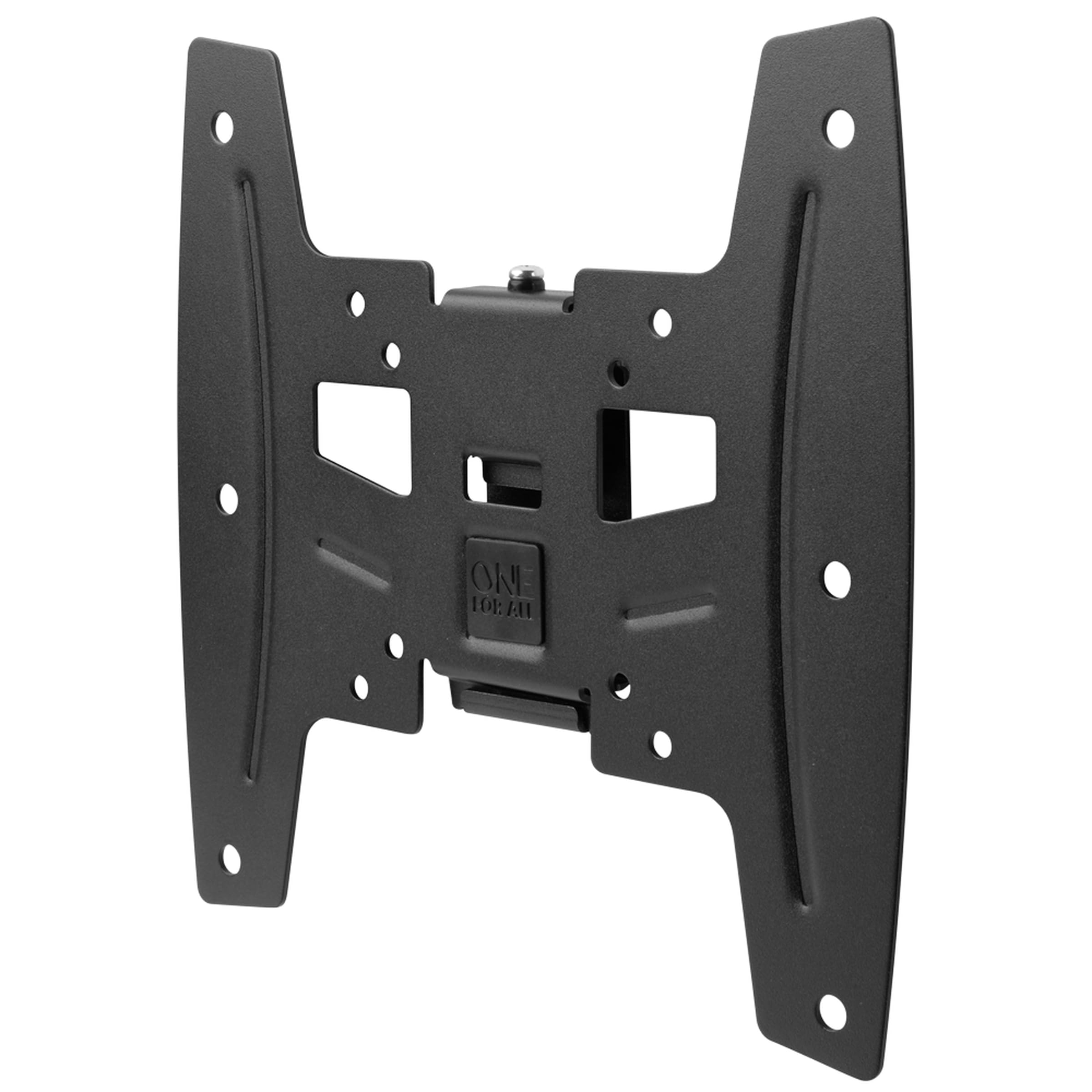 One For All TV Bracket – Fixed Wall Mount – Screen size 19-43 Inch - For All types of TVs (LED LCD Plasma) – Max Weight 50kgs – VESA 75x75 to 200x200 - Free Toolbox app – Black – Solid Line - WM4211