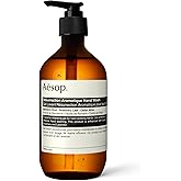Aesop Resurrection Aromatique Hand Wash | Citrus, Woody, Herbaceous | Gentle Cleanser For Hydrated Skin | 500mL / 16.9 oz