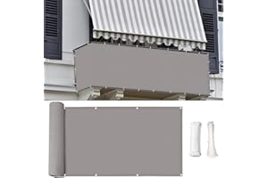 Liveinu Privacy Fence Screen Windscreen for Balcony Porch Verandah Deck Terrace Patio Backyard Railing Balcony Privacy Screen
