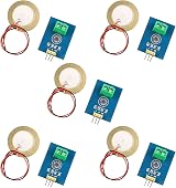 Jopto 5PCS Ceramic Piezo Vibration Sensor Module 3.3V 5V Analog Output Arduino view 1