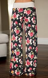 AMiERY Women's High Waisted Wide Leg Palazzo Lounge