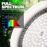 Barrina Grow Light Bulb with Timing 25W Full Spectrum 120 LEDs 4H 9H 14H Timer view 8