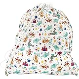 Imse Vimse Reusable Washable Wet Bags for Cloth Diapers (Circus, Large 14x18)