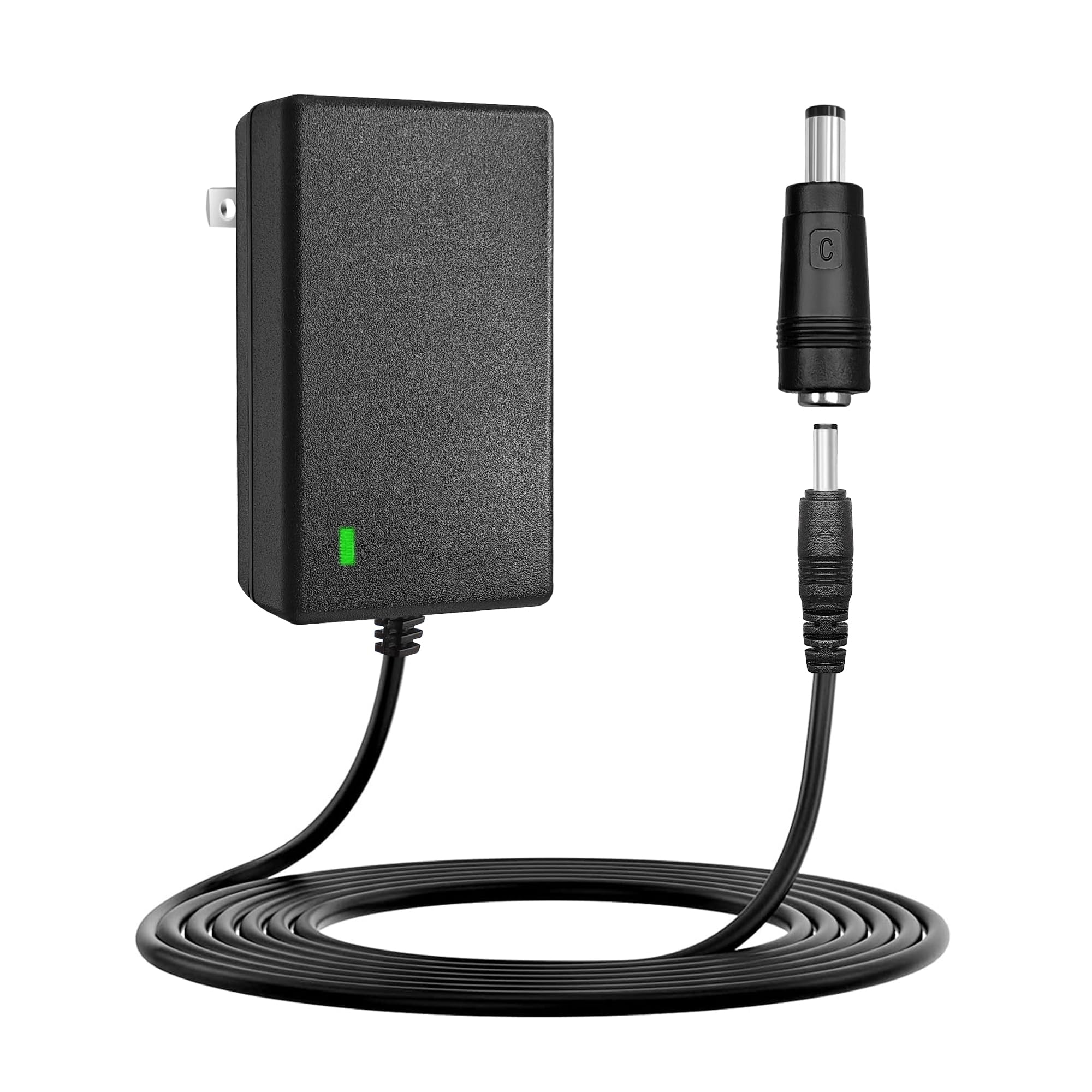 Photo 1 of 24V-25.2V Massage Gun Charger for Hypervolt, Toloco, AERLANG, Darkiron, HARDNEX, VYBE, LifePro, Legiral Replacement Charging Cord for Muscle Massage Gun Compatible with Various Deep Tissue Massage Gun