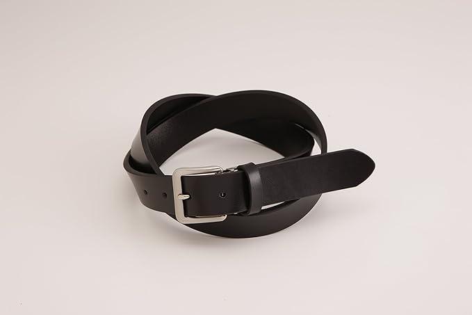 Amazon 30mm 牛革 コードバン タイプ染め 学生用ベルト スクールベルト ブラック ベルト 通販