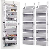 ULG 2 Pack 5-tier Over the Door Organizer Light Gray