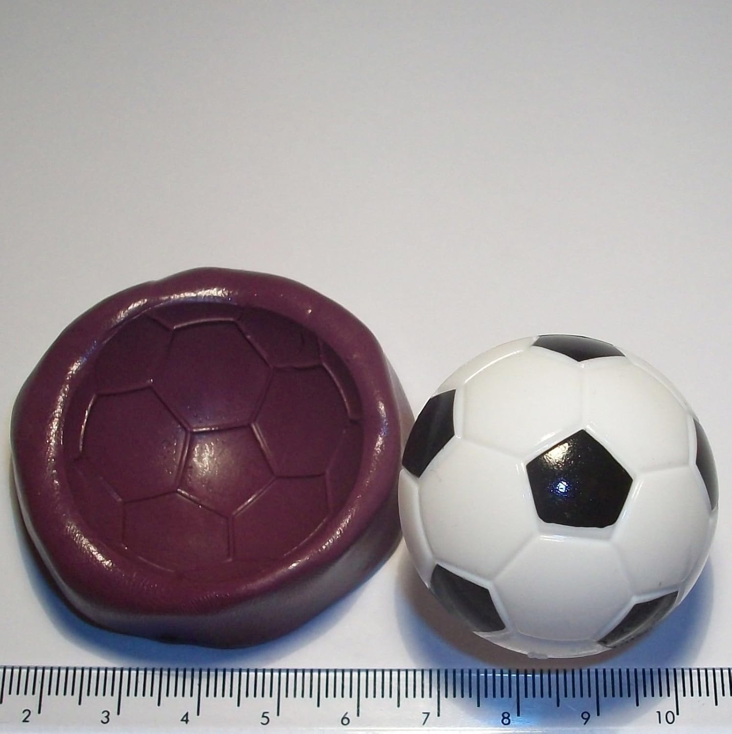 Silicone Mould Football Soccer Ball Cake Decoration Cupcake Topper