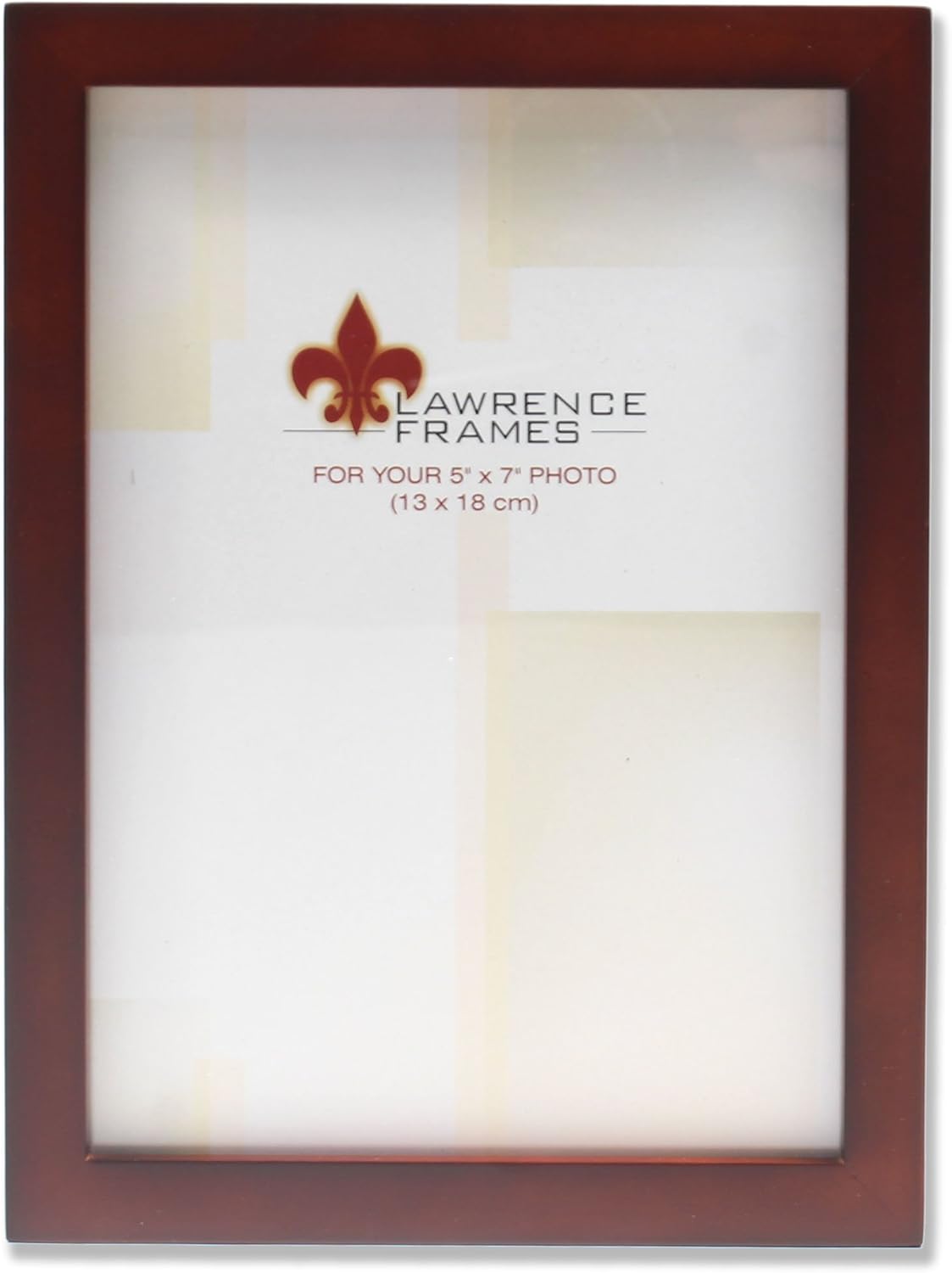 Photo Albums, Frames & Accessories - Lawrence Frames Walnut Wood Picture Frame, Gallery Collection, Light Walnut, 5x7