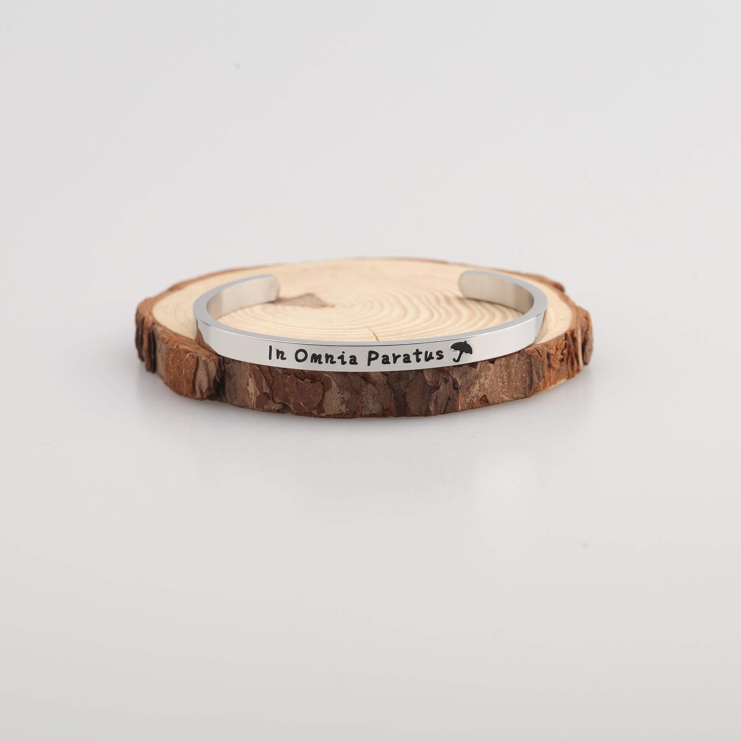 Maofaed Gilmore Girls Jewelry In Omnia Paratus Bracelet Ready For Anything Cuff Gift For Women Girls The Motto Of The Life And Death Brigade Gilmore Girls Inspired Gift Bangle Jewelry