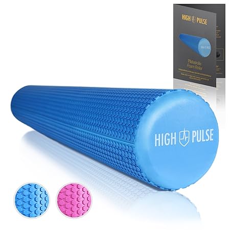High Pulse® Pilates Rolle inkl. Gratis-Übungsposter – Die multifunktionale Schaumstoffrolle eignet Sich ideal für Muskelkräft