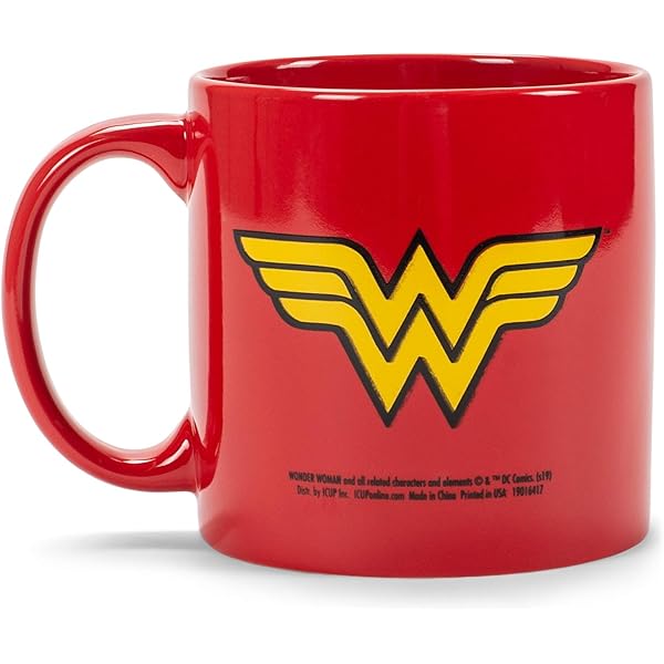 wonder woman soup mug