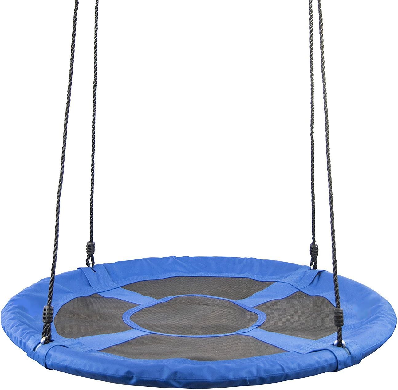 Topeka Trading Company Falcon Flyer Giant Tree Swing || Blue || with Easy Adjust Loops || Holds Over 300 lbs || Premium Saucer Swing