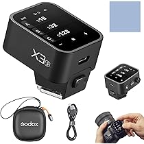 GODOX X3-N 2.4G Émetteur de déclenchement de flash sans fil TTL Autoflash avec grand écran tactile OLED Plusieurs modes de flash avec port USB 32 canaux 16 groupes Compatible avec les appareils