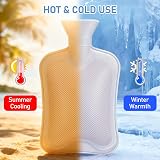 URBZUE 2L Hot Water Bottle with Fluffy Cover Large Heat Pack view 6