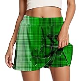St Patricks Day Dresses for Women Tennis Skirts Golf Skorts with Pockets Athletic Skorts for Workout Running 2026