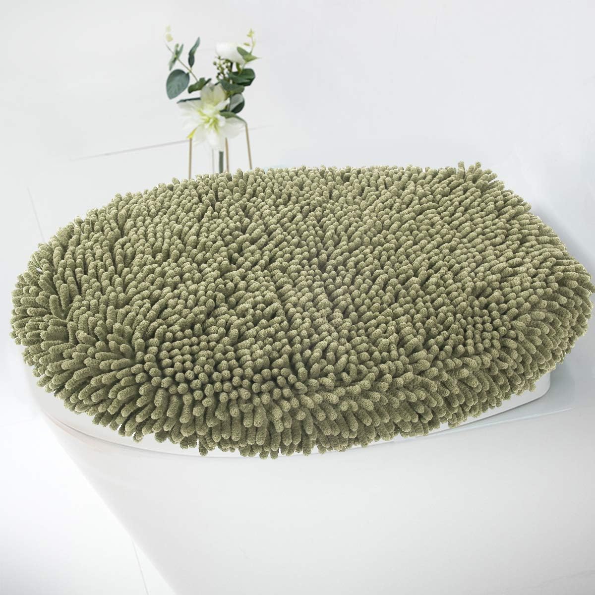 MAYSHINE Seat Cloud Bath Washable Shaggy Microfiber Toilet