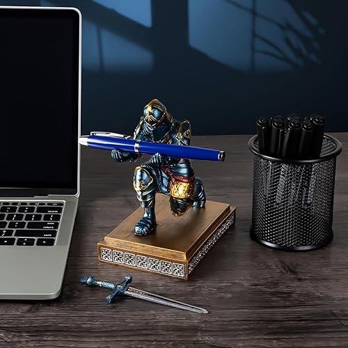 Ofiedx Medieval Knight Pen Holder King's Guard Armored - View #8