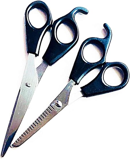 Amazon 子供 散髪はさみセット カットハサミ スキバサミ エスニック柄収納ケース付 Vamprose 散髪セット 通販