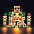 LocoLee LED Light Kit Compatible with Lego The Iron Golem Fortress 21250, 2023 Upgraded Creative Lighting Set Accessories Compatible with Lego 21250 Building Set (Lights Only, No Models)