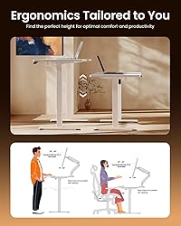 ErGear Height Adjustable Electric Standing Desk, 71