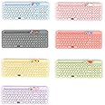 ROYCHE BTS Inspired Characters Multi Pairing Wireless Keyboard, Little Buddy Baby Edition, All in Their Own Cute Style & Colors (CHIMMY - Yellow)