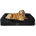 Bedsure Orthopedic Dog Bed for Extra Large Dogs - XL Plus Waterproof Dog Sofa Beds, Supportive Foam Pet Couch Bed with Removable Washable Cover, Waterproof Lining and Nonskid Bottom, Black