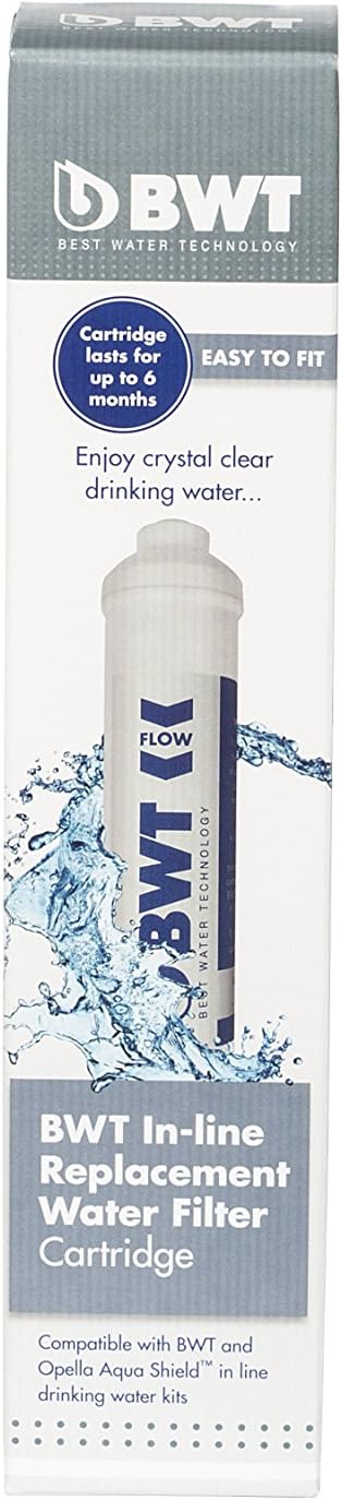 BWT in-line Water Filter Replacement Cartridge DWFCART White