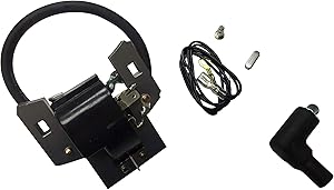 ENGINERUN 397358 Ignition Coil Module Magneto for Briggs & Stratton 5HP Engines 298316 395491 697037 John Deere PT10998 Toro 62933 629222 62923 Stens 440-401 Oregon 33-340 397358