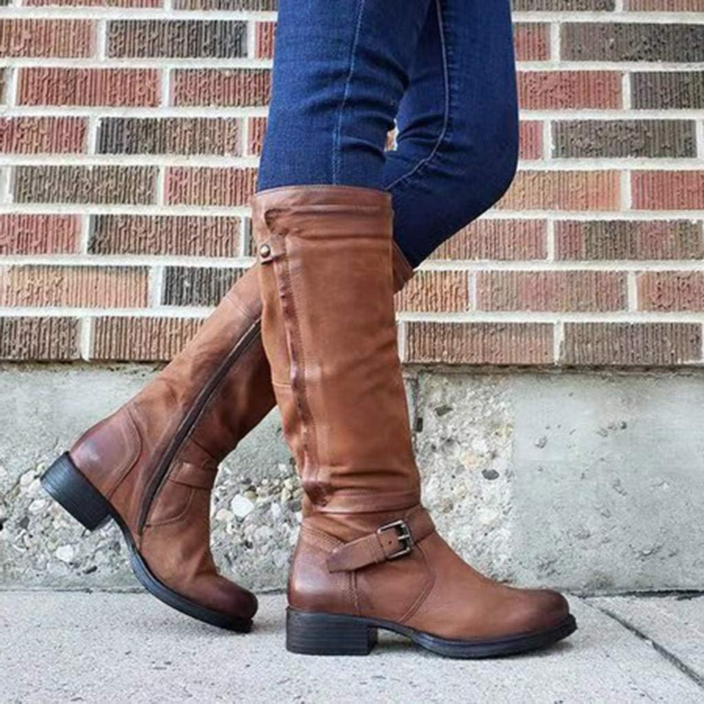  Mid Calf Boots For Womenleaf2you Womes Simple
