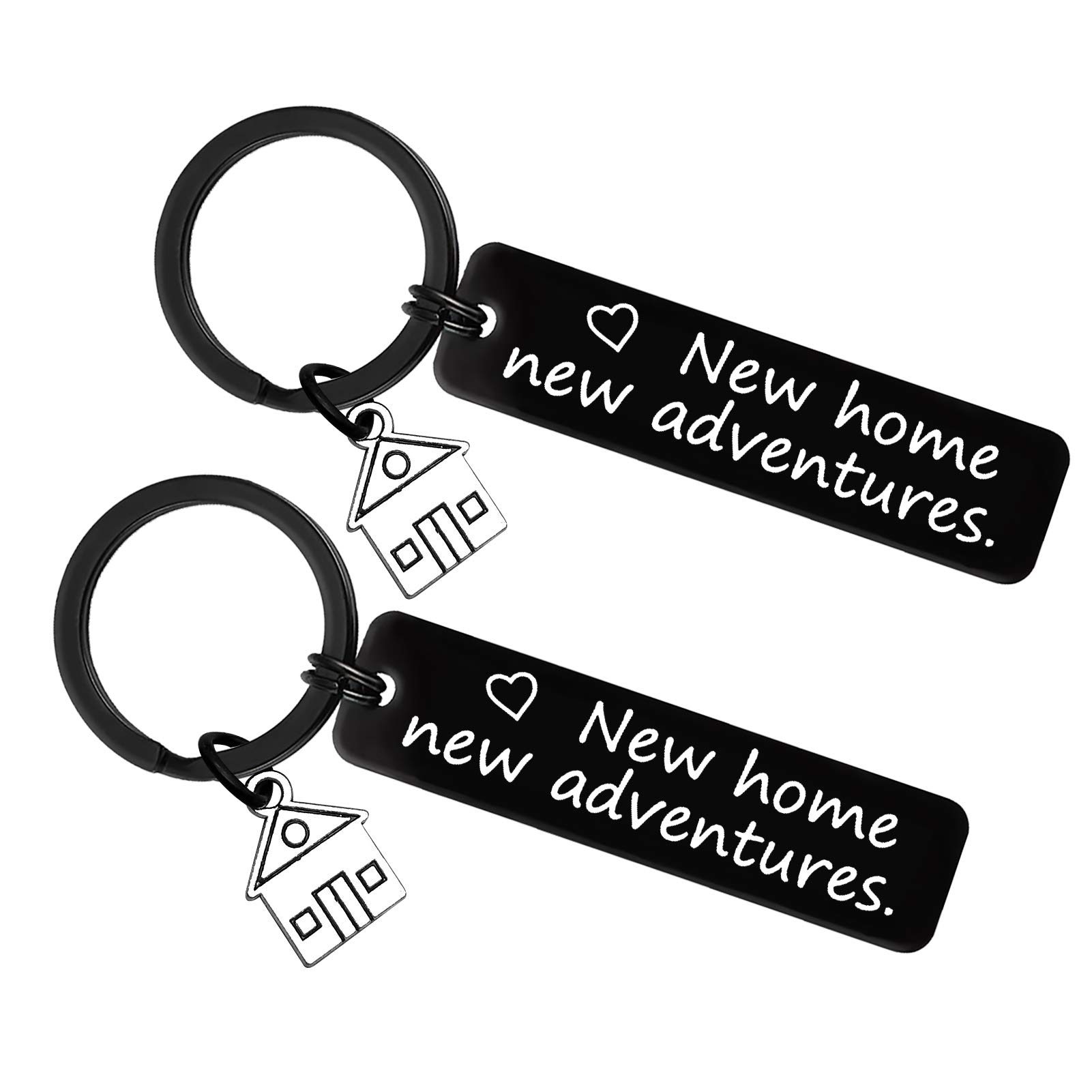 Huwujiu for New Home Keyring Set Housewarming Gift for New Homeowner Couples First Home Keyring Gifts New House Keyring Moving in Gifts for Couple Friends Family New Home Owners