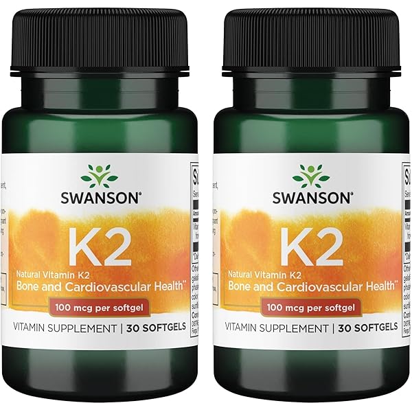 Amazon.com: Swanson Vitamin K2 (Menaquinone-7) - Vitamin