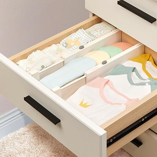 How To Baby Clothes Drawer Dividers Vtopmart Pack Drawer Dividers