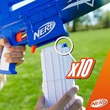 NERF FORTNITE Blue Shock Blaster Motorized 10 Dart Clip Elite Darts view 3