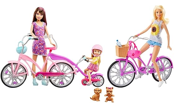 amazon barbie con la bicicletta