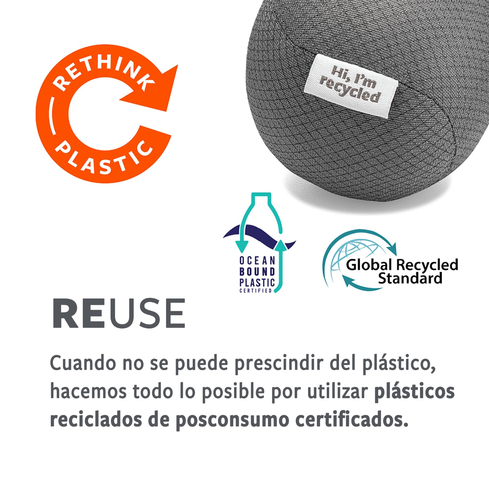 Full Circle Scrub Brush for Cast Iron Cookware, Dishes Pots, Sinks - Sustainably Sourced with Bamboo Handle