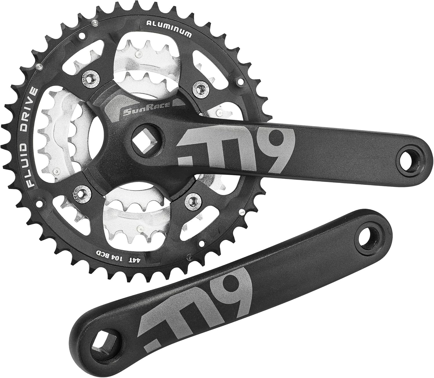 SUNRACE 305850655 Garnit.Stadt 7 / 8v.28/38/48T 17 Unisex-Adult, Taille Unique