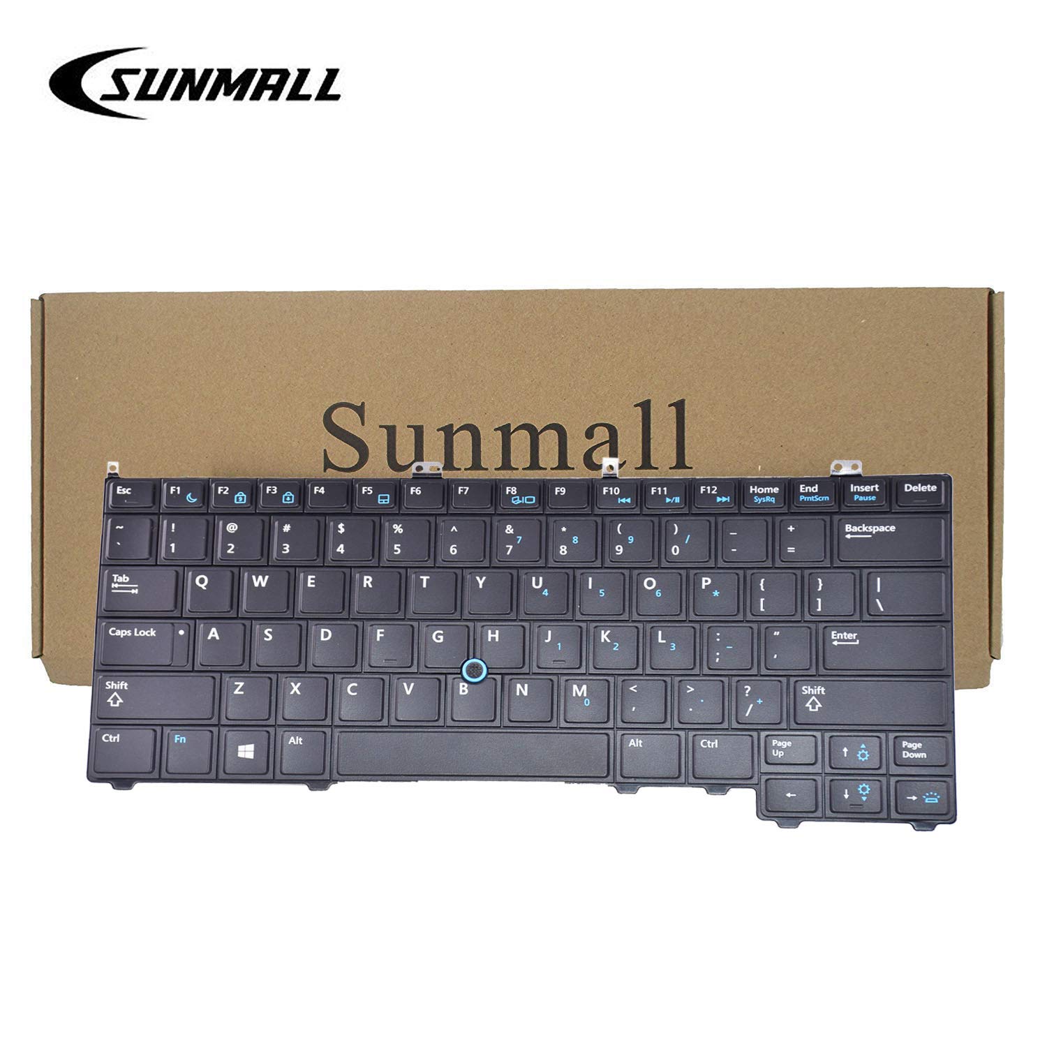 Sunmall Backlit Keyboard Replacement With Pointer Compatible With Dell Latitude 14 7000 E7440 E7240 E74 Series Black Us Layout Gia Tốt Nhất Fpt Shop