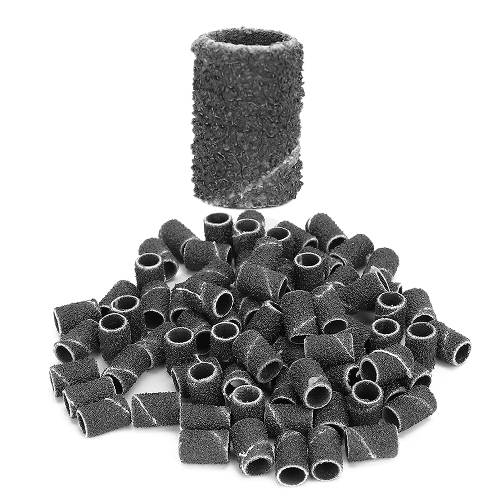 Nail Art Sanding Bands, Replacement 240 Grit Nail Sanders for Nail Drill(HQ-11 black 80#)