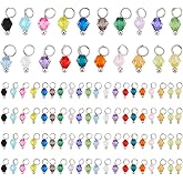 PH PandaHall 100pcs 20 Colors Crystal Dangle Charms Pendants, 4mm Crystal Bead Charms Glass Bicone Bead Charms Tiny Bead Dangles for DIY Earring Necklace Bracelet Jewelry Making