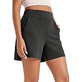 ODODOS Modal Soft Relaxed Shorts with Pockets for Women High Wasit Casual Shorts