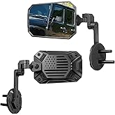 JOYTUTUS Wrangler Side Mirrors Replacement Compatible with Wrangler JK JKU 2007-2018, US Flag Pattern Wrangler JK Side Mirrors, Wider View No Vibrate & Wobble
