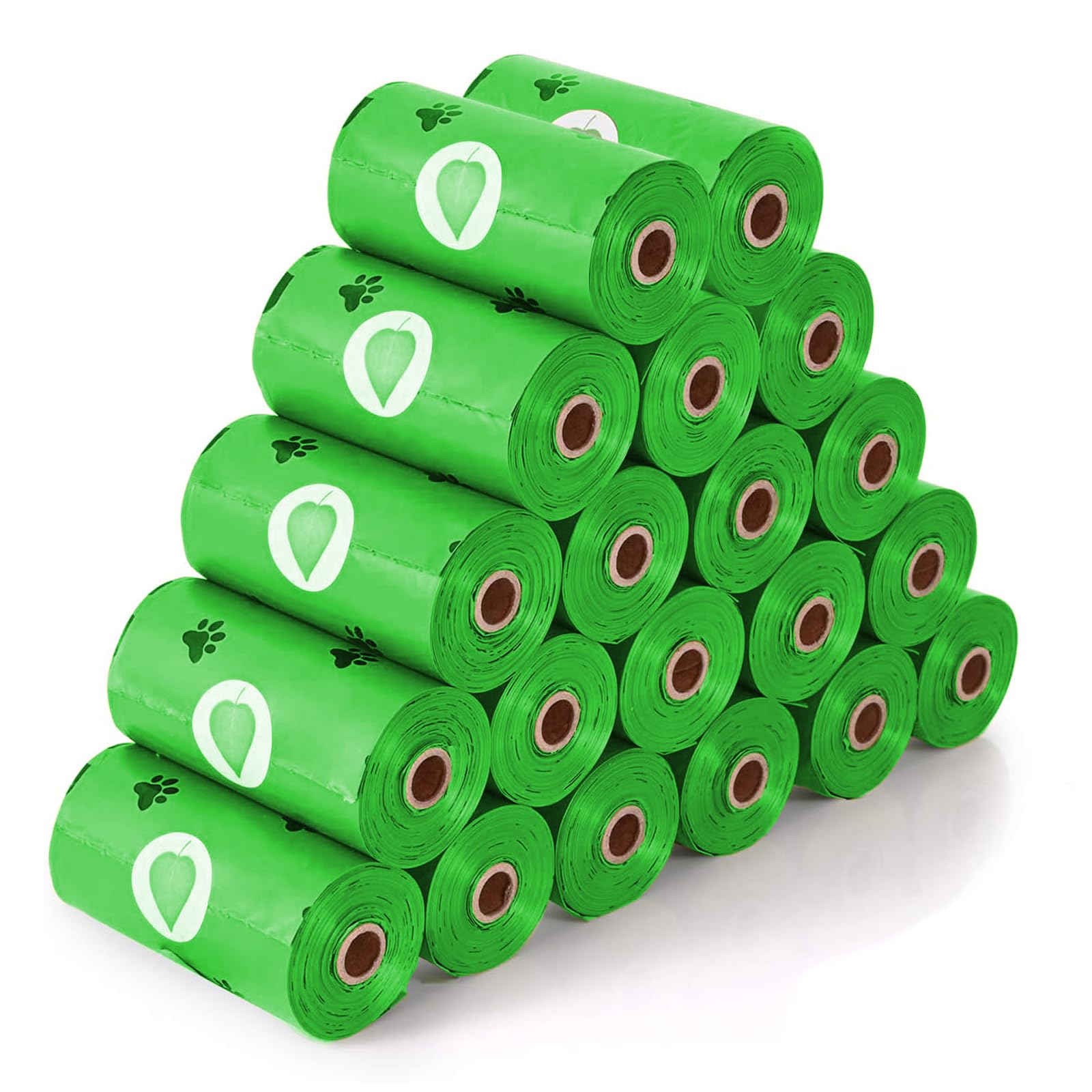 LinkRich Dog Poo Bags, 36 Rolls, 540 Counts, 32x23CM Biodegradable and Compostable Poop Bags with Dispenser, Extra Thick, Leak Proof, Scented Dog Waste Bags for Pet Dogs and Cats — image 1