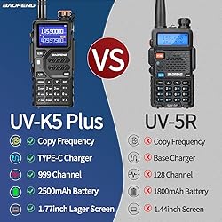 BAOFENG K5PLUS Radio Ham Radio 10W Rechargeable