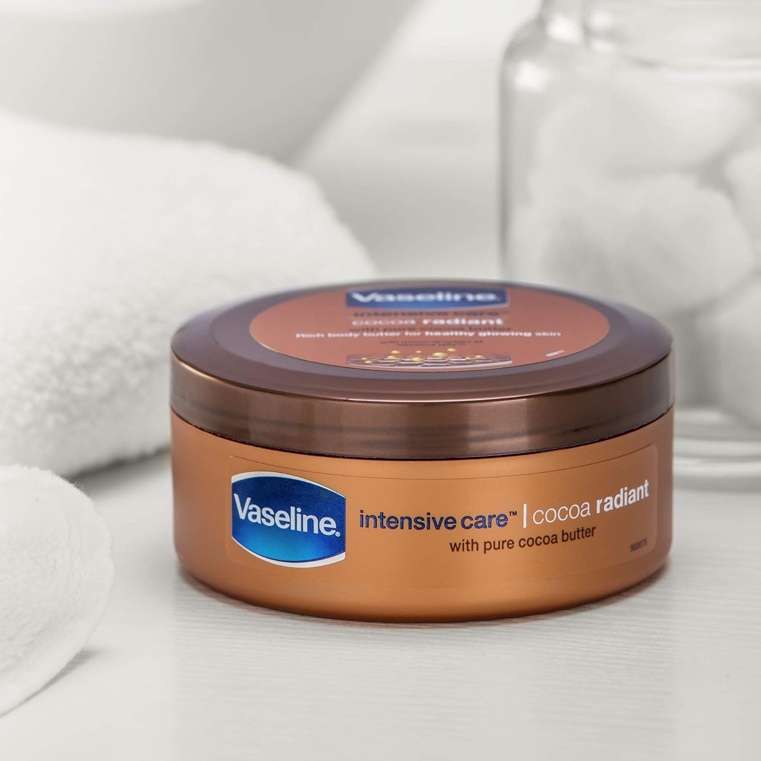 Vaseline Cocoa Radiant Body Butter, White, 250 ml (Pack of 1) - Image 4